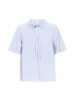 Dreimaster Damen Bluse in hellblau