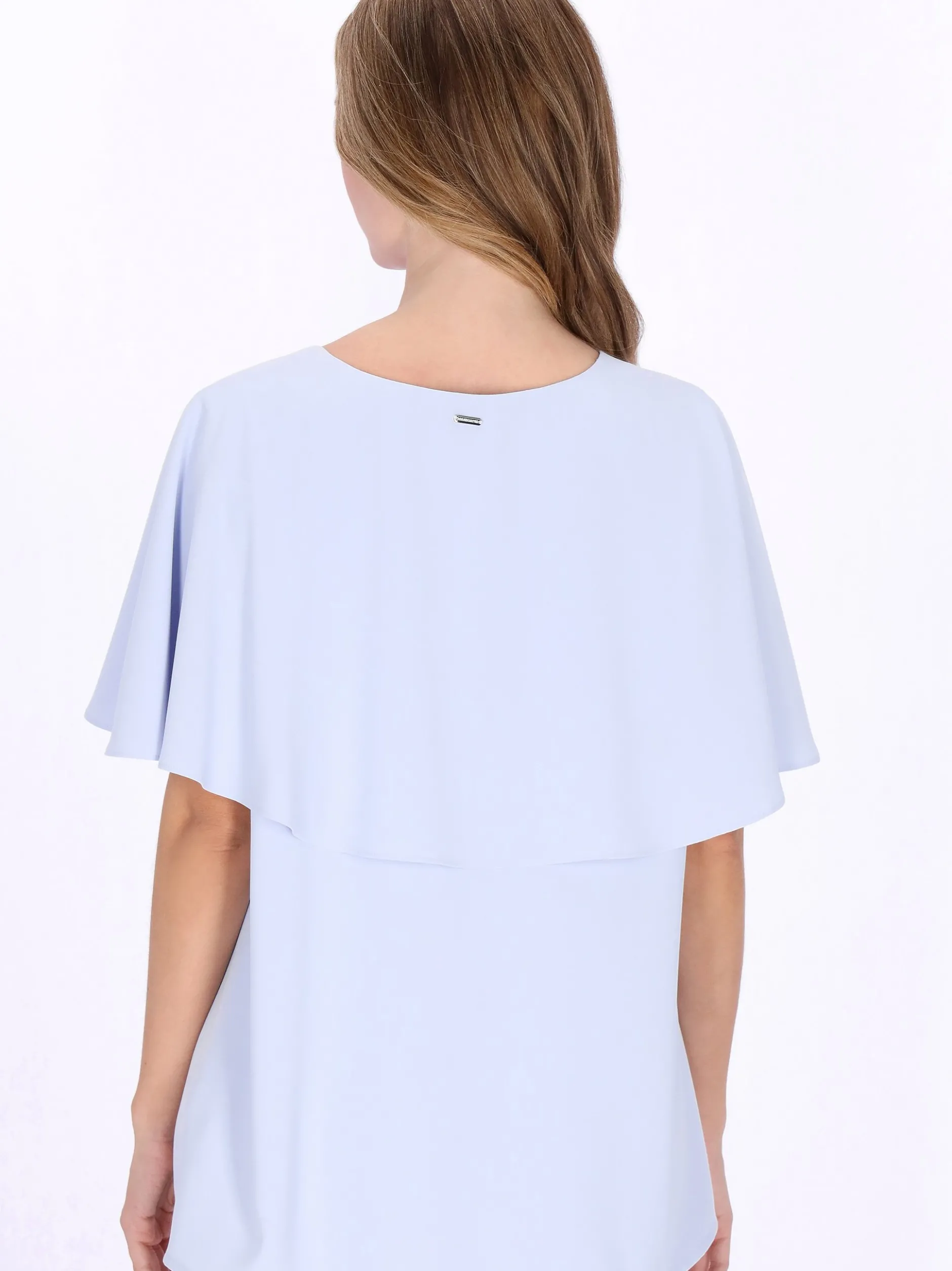 Dreimaster Damen Bluse in hellblau