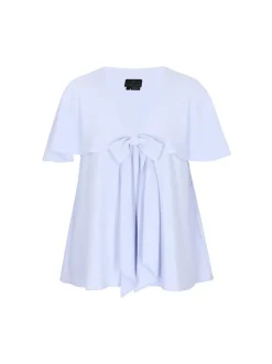 Dreimaster Damen Bluse in hellblau
