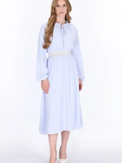 Dreimaster Damen Bluse in hellblau