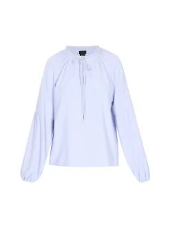 Dreimaster Damen Bluse in hellblau