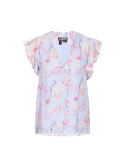 Dreimaster Damen Bluse in hellblau