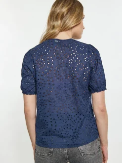 Dreimaster Damen Bluse in marine