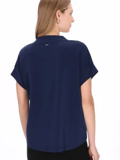 Dreimaster Damen Bluse in marine