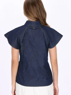 Dreimaster Damen Bluse in marine