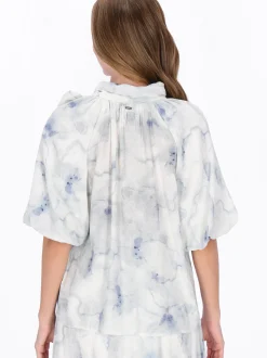 Dreimaster Damen Bluse in mehrfarbig