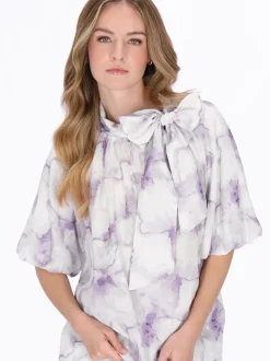 Dreimaster Damen Bluse in mehrfarbig