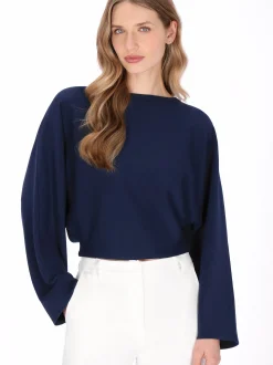 Dreimaster Damen Bluse in schwarz