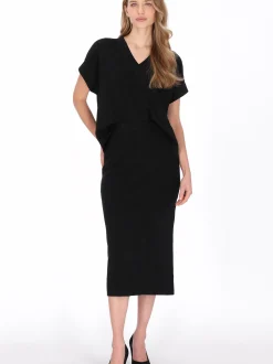 Dreimaster Damen Bluse in schwarz