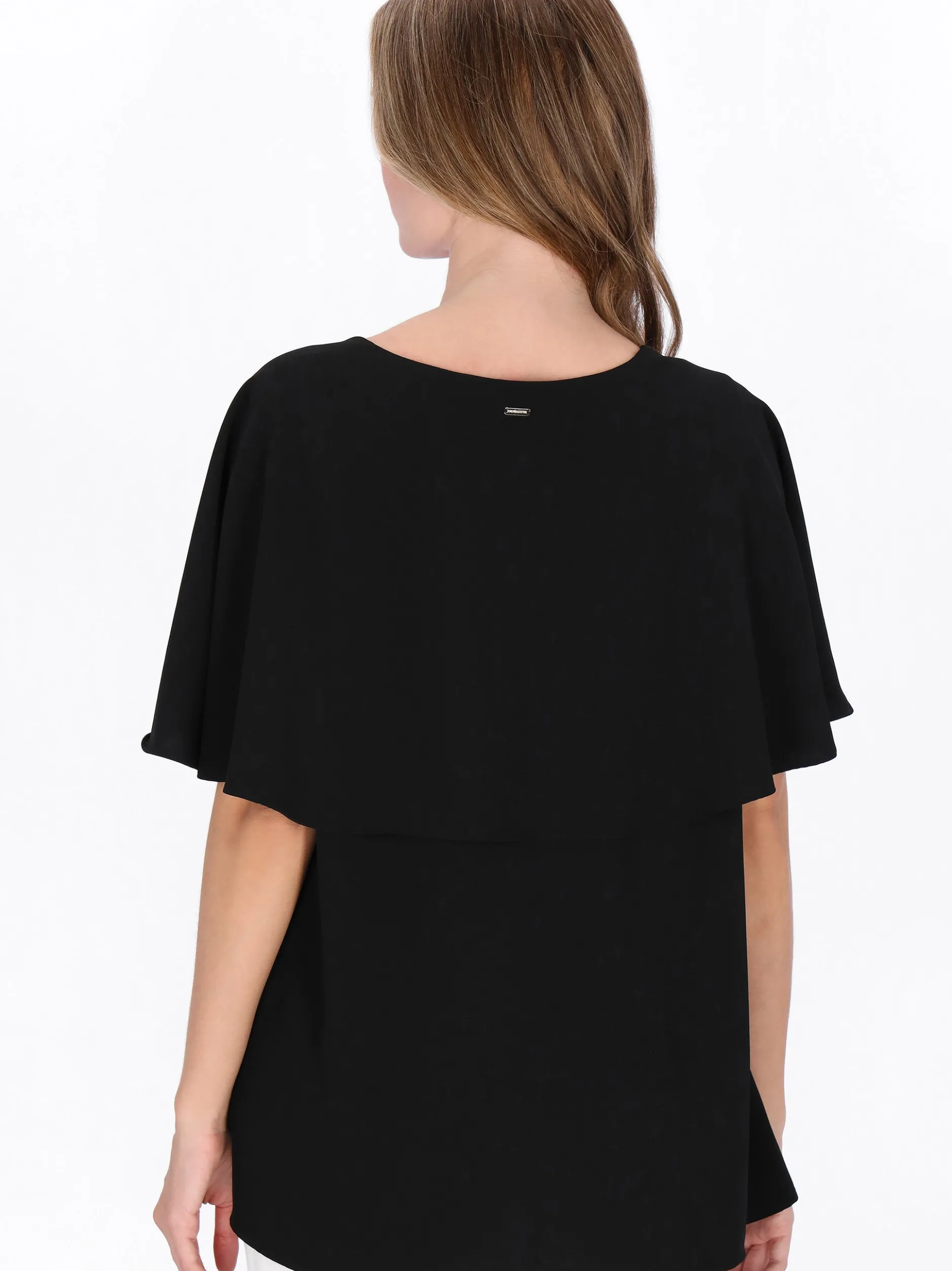 Dreimaster Damen Bluse in schwarz