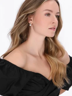 Dreimaster Damen Bluse in schwarz