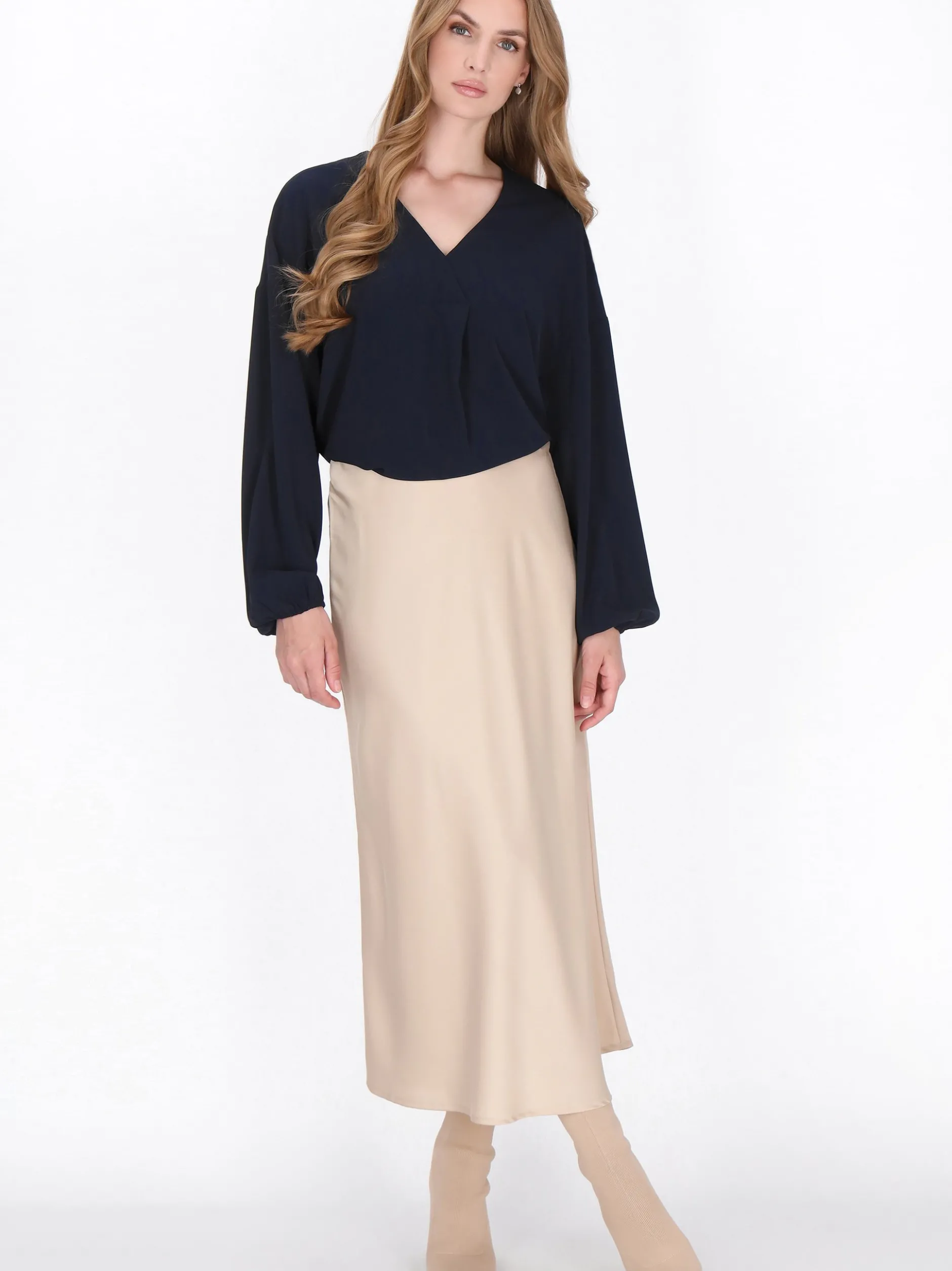 Dreimaster Damen Bluse in schwarz