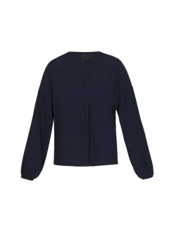 Dreimaster Damen Bluse in schwarz
