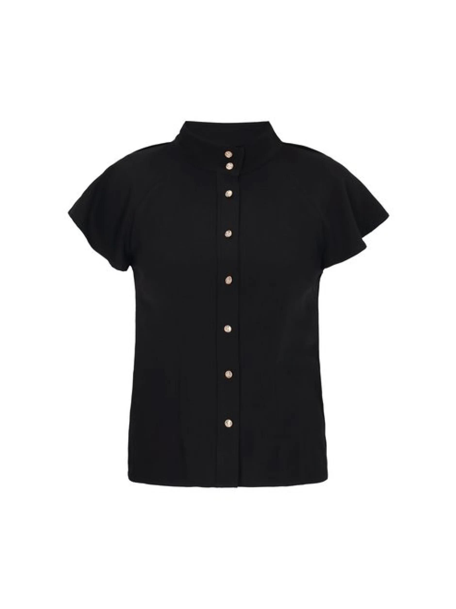 Dreimaster Damen Bluse in schwarz
