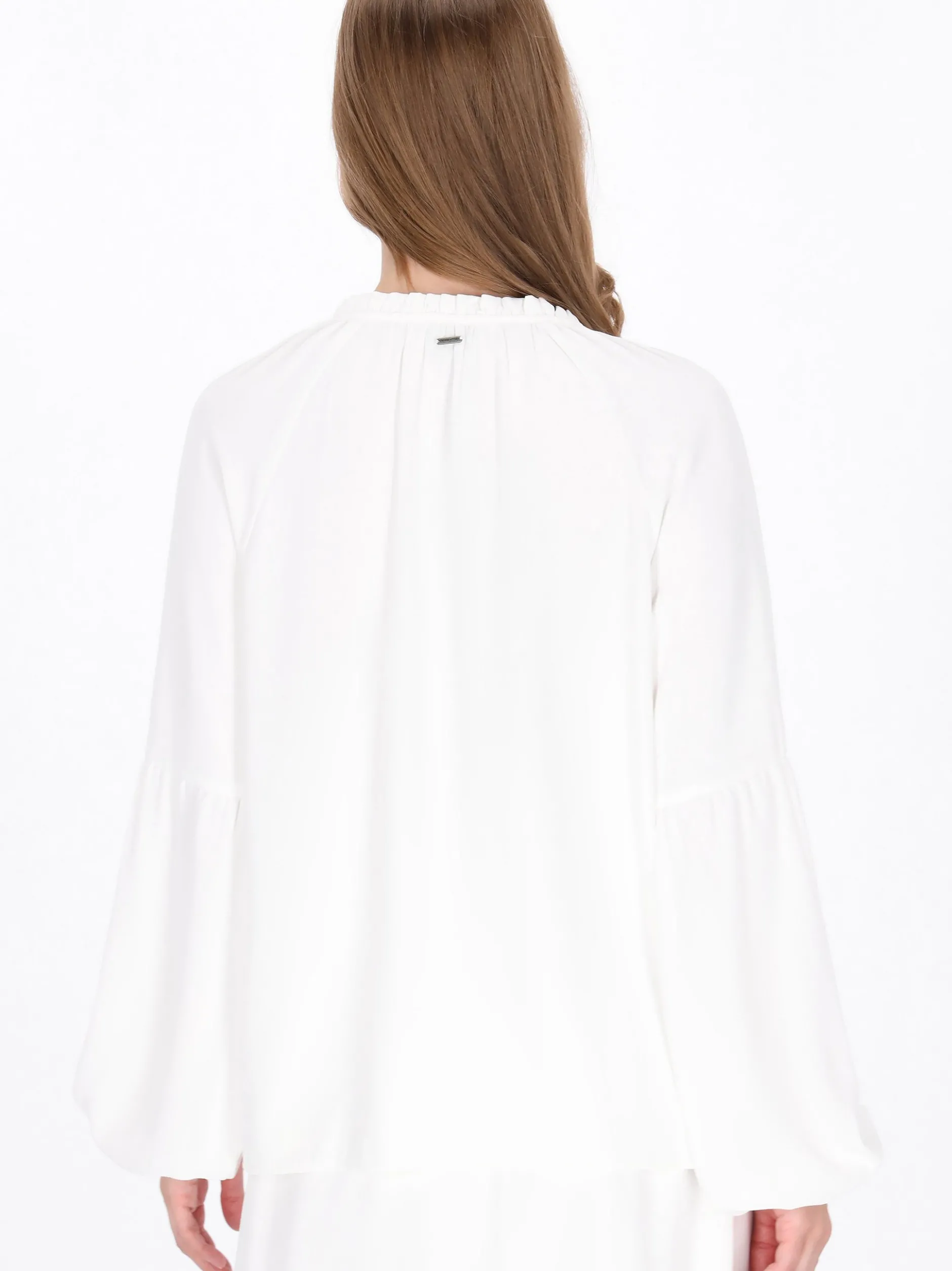 Dreimaster Damen Bluse in weiß