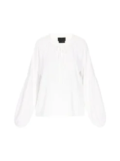 Dreimaster Damen Bluse in weiß
