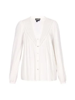 Dreimaster Damen Bluse in weiß