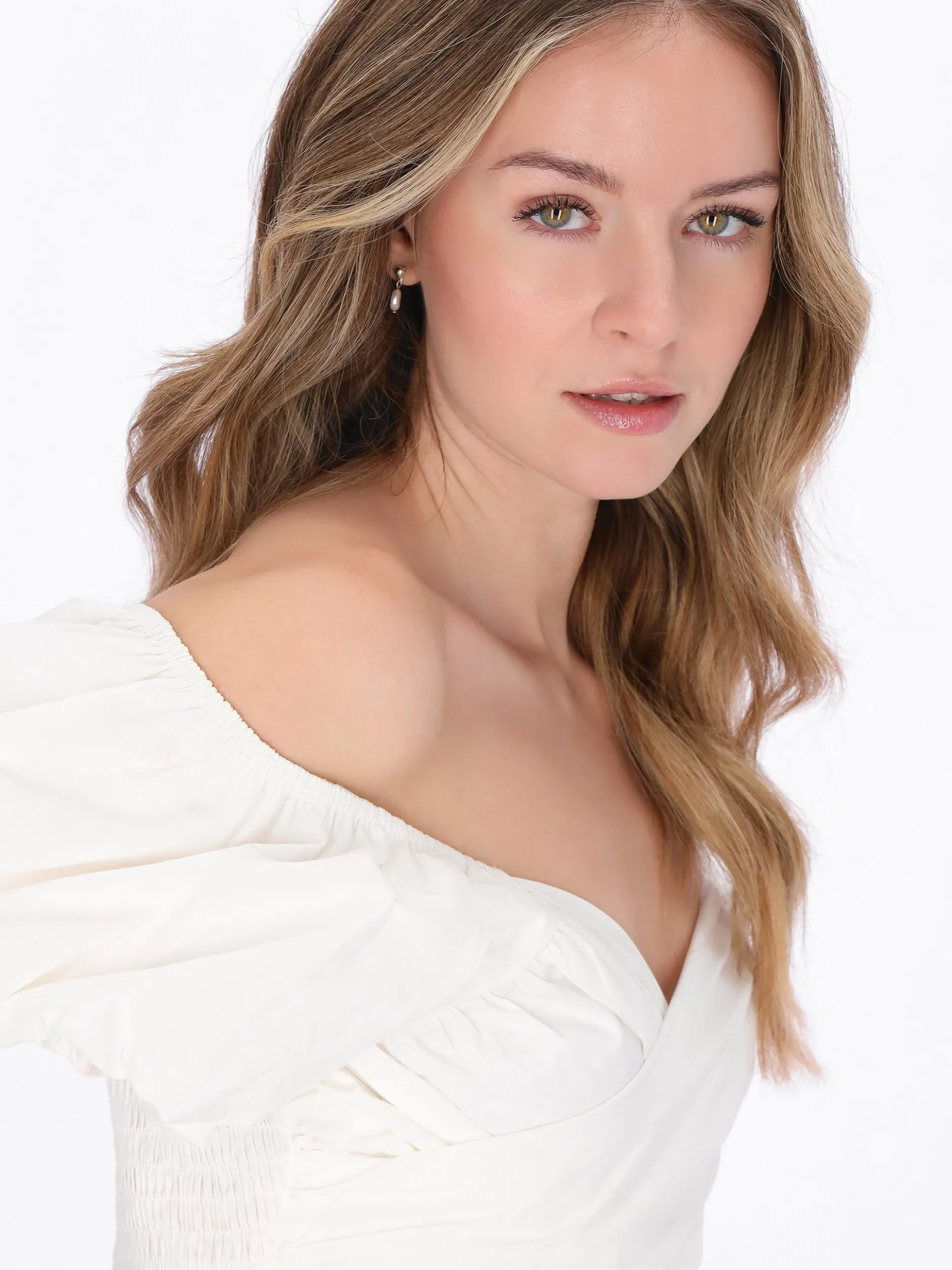 Dreimaster Damen Bluse in weiß