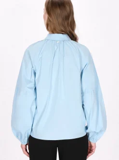 Dreimaster Damen Hemd in hellblau