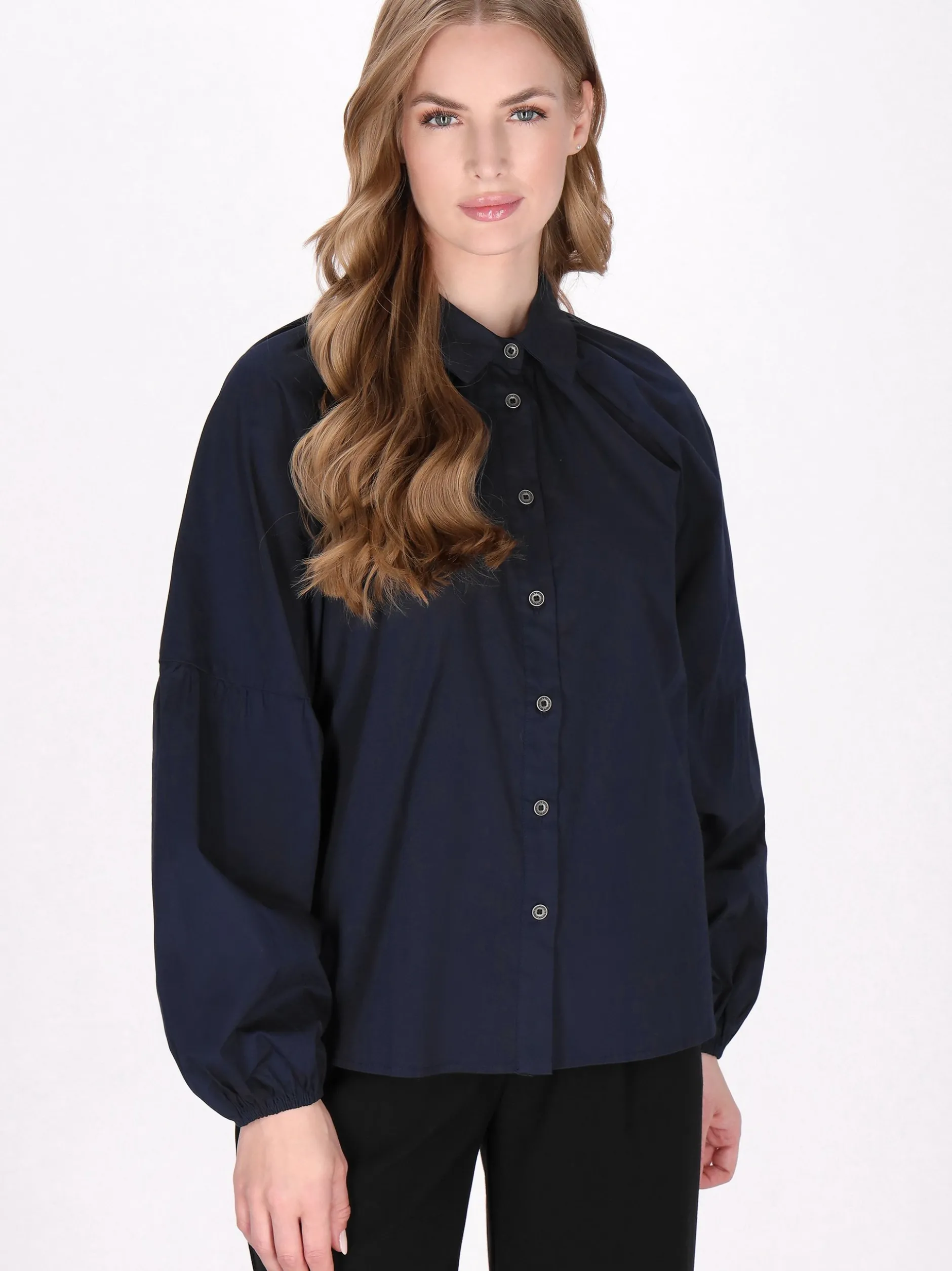 Dreimaster Damen Hemd in marine