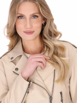 Dreimaster Damen Jacke in beige