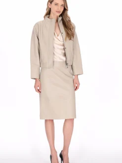 Dreimaster Damen Jacke in beige