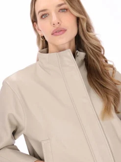 Dreimaster Damen Jacke in beige