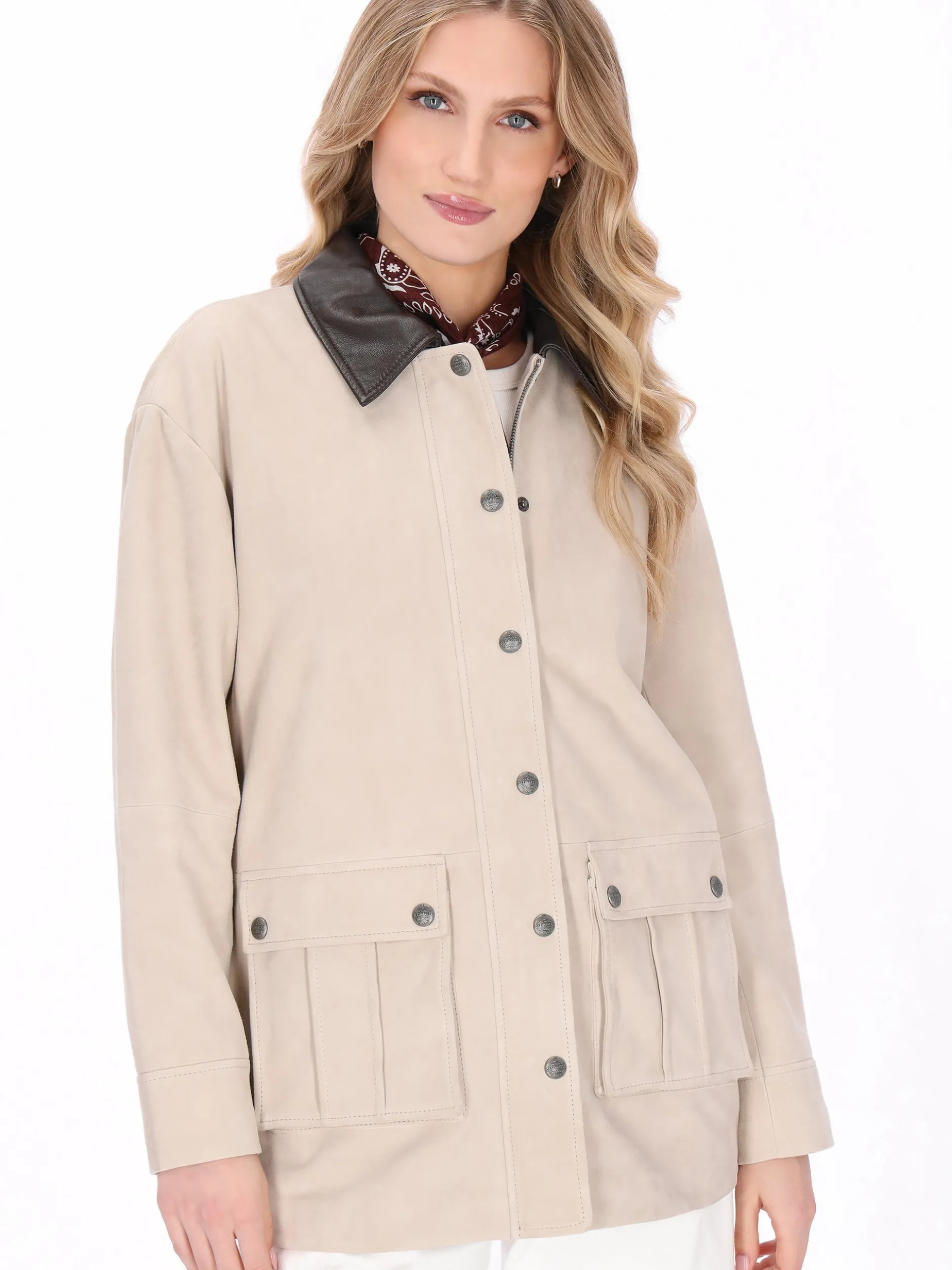 Dreimaster Damen Jacke in beige