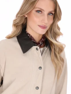 Dreimaster Damen Jacke in beige
