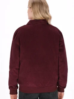 Dreimaster Damen Jacke in bordeaux