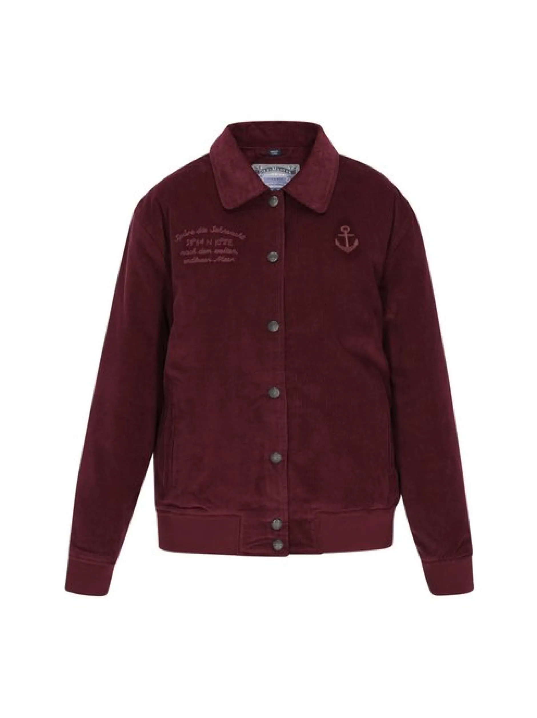 Dreimaster Damen Jacke in bordeaux
