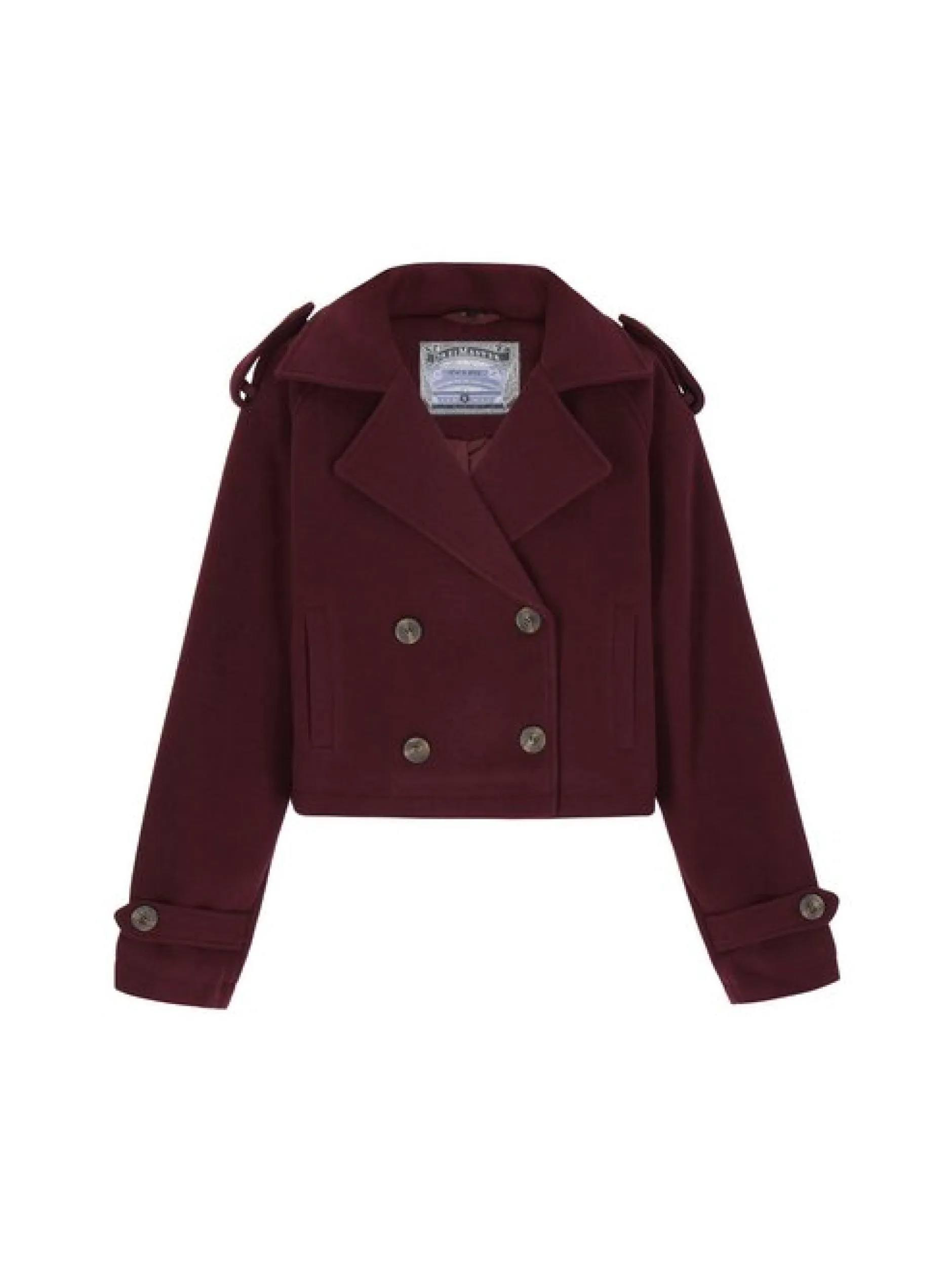 Dreimaster Damen Jacke in bordeaux