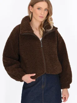 Dreimaster Damen Jacke in braun