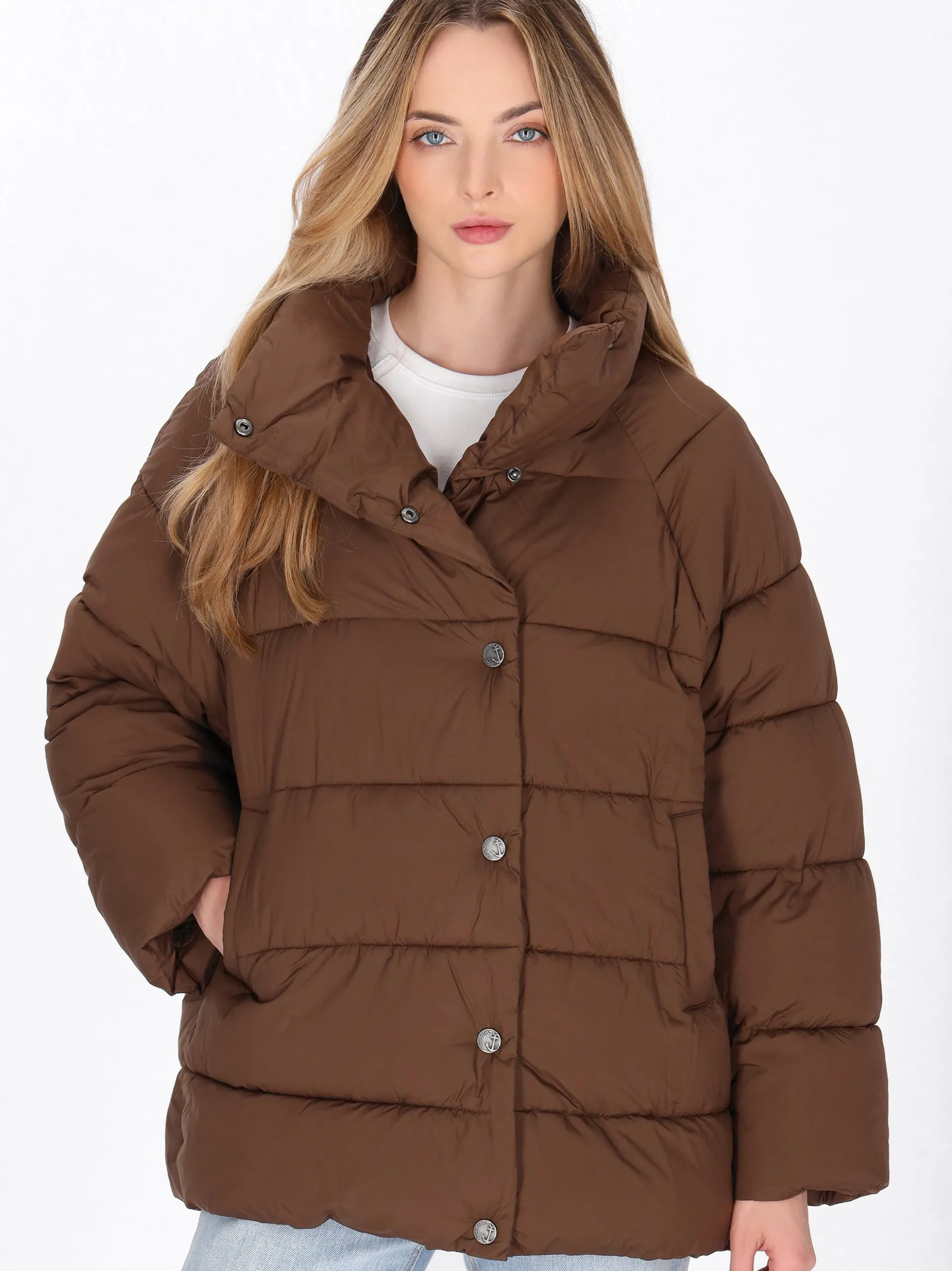 Dreimaster Damen Jacke in braun
