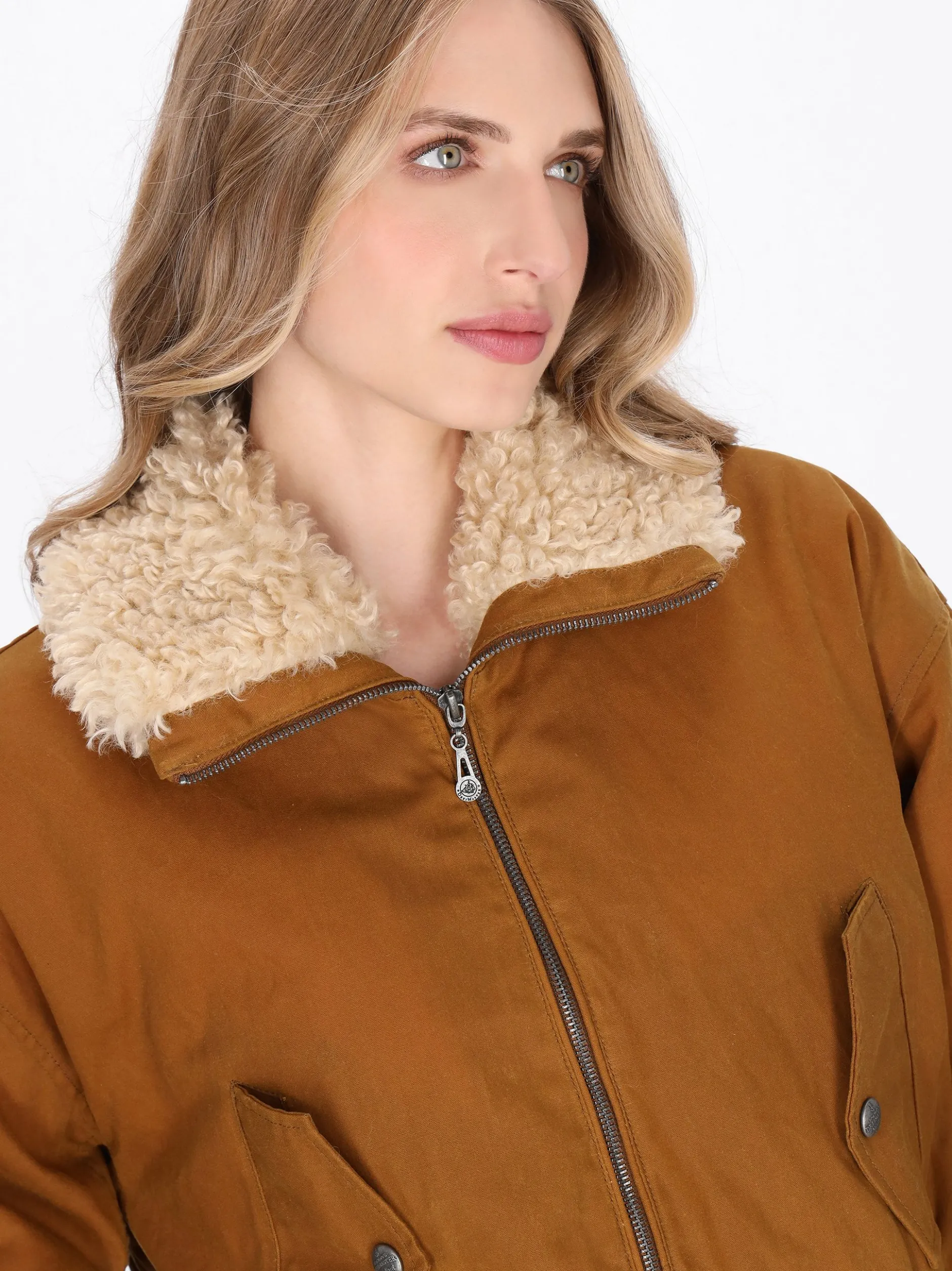 Dreimaster Damen Jacke in braun