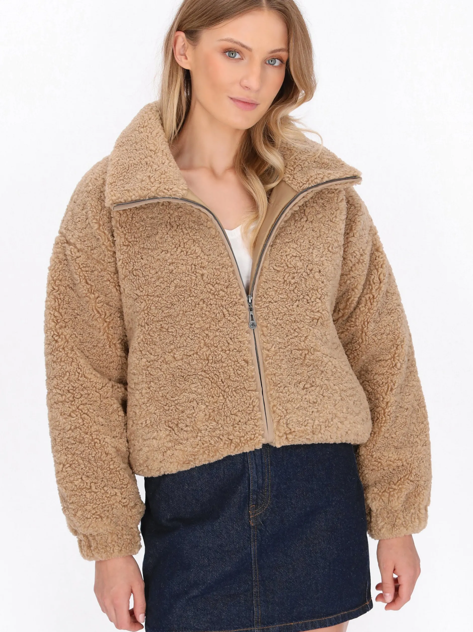 Dreimaster Damen Jacke in braun