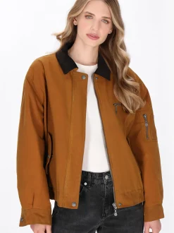 Dreimaster Damen Jacke in braun