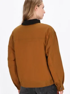 Dreimaster Damen Jacke in braun