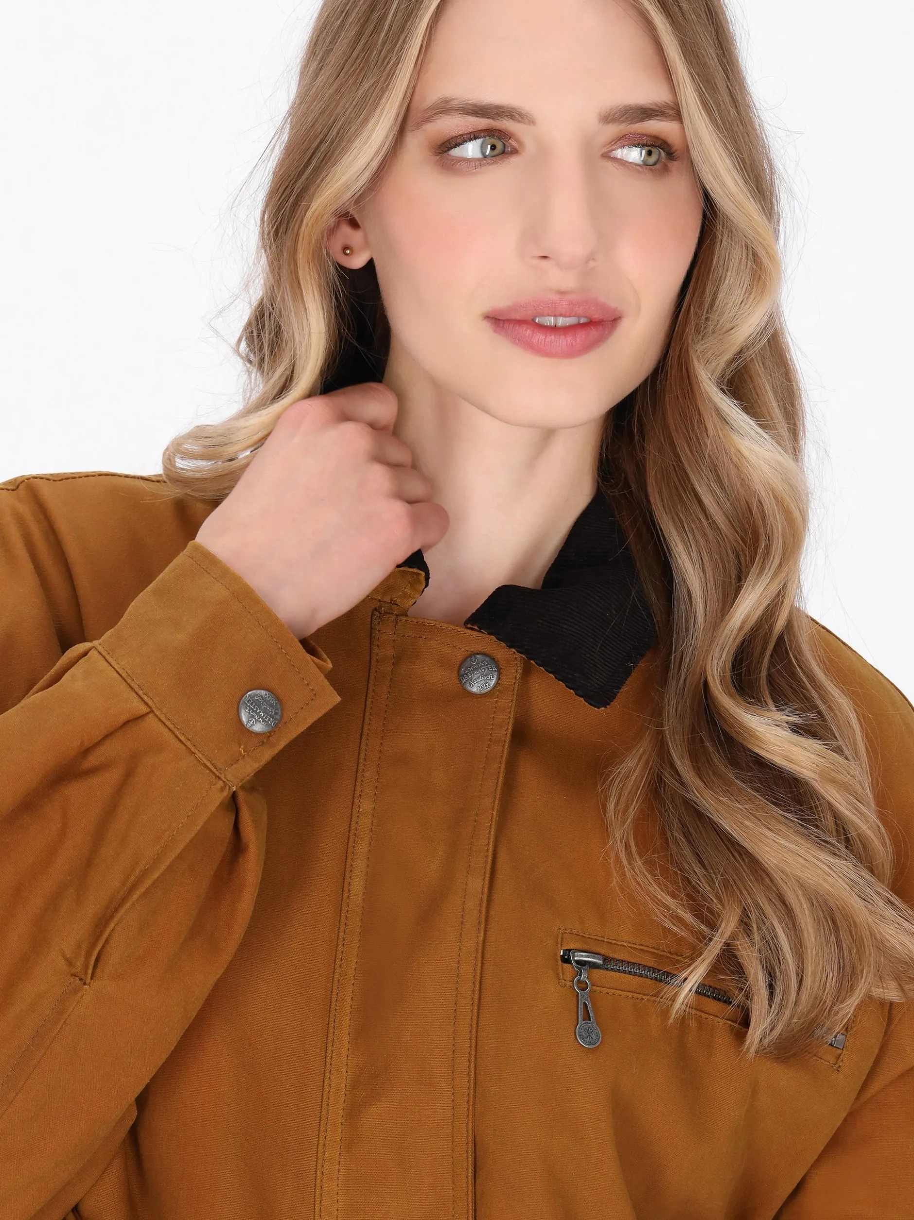 Dreimaster Damen Jacke in braun
