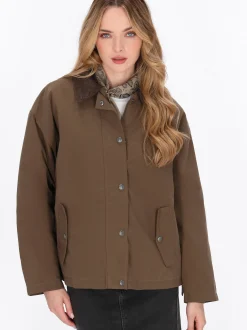 Dreimaster Damen Jacke in braun