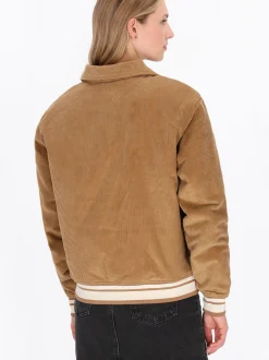 Dreimaster Damen Jacke in camel