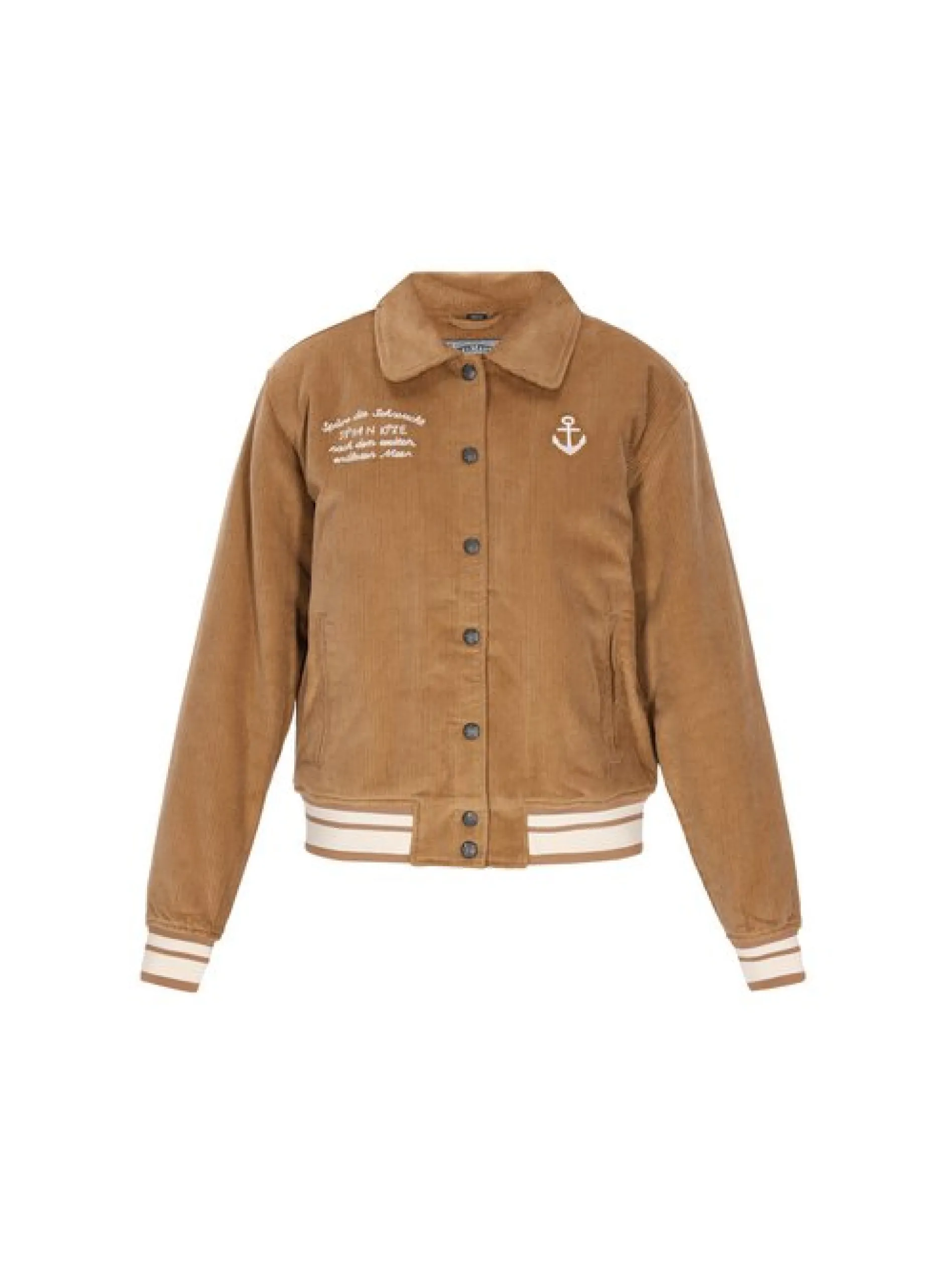 Dreimaster Damen Jacke in camel