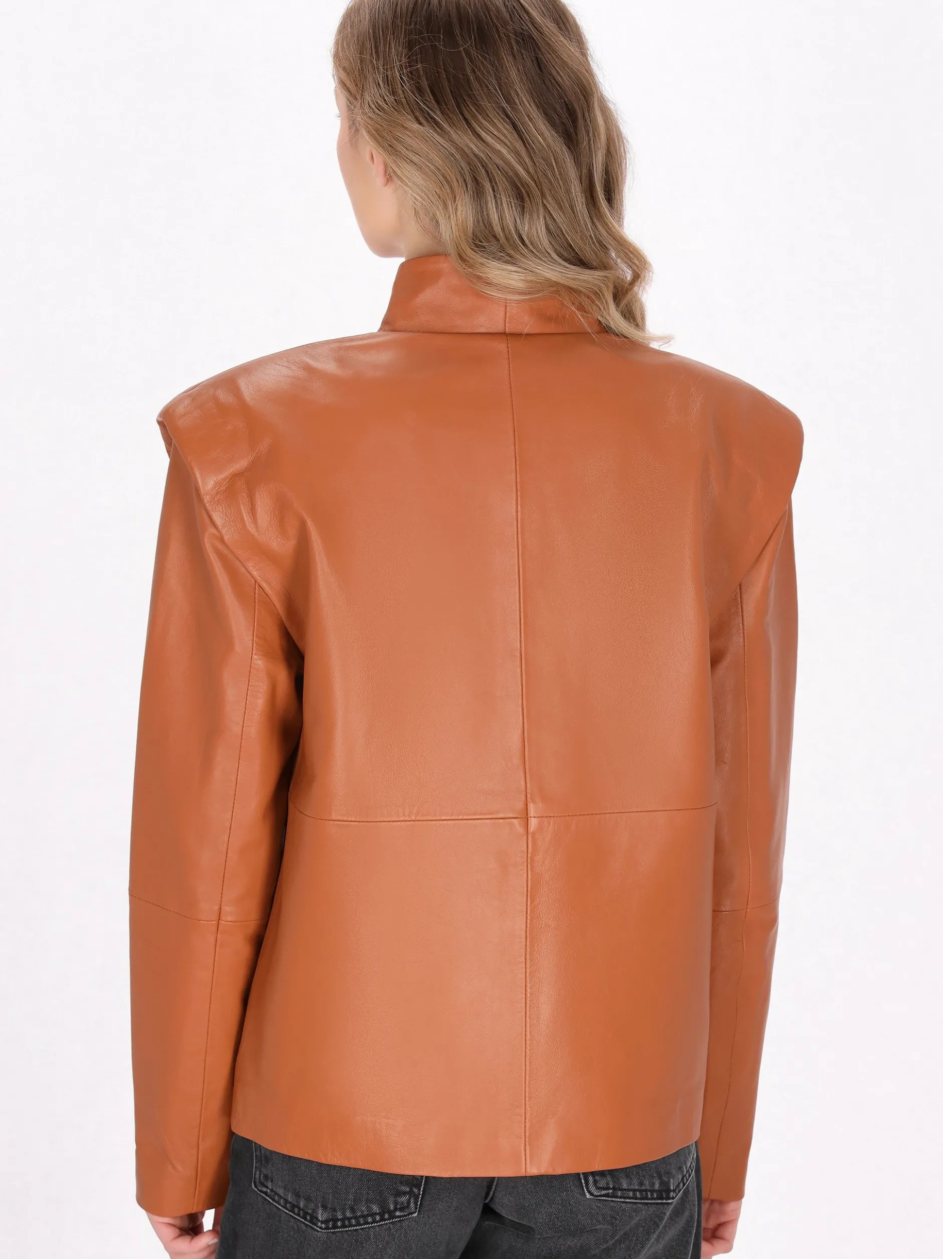 Dreimaster Damen Jacke in cognac
