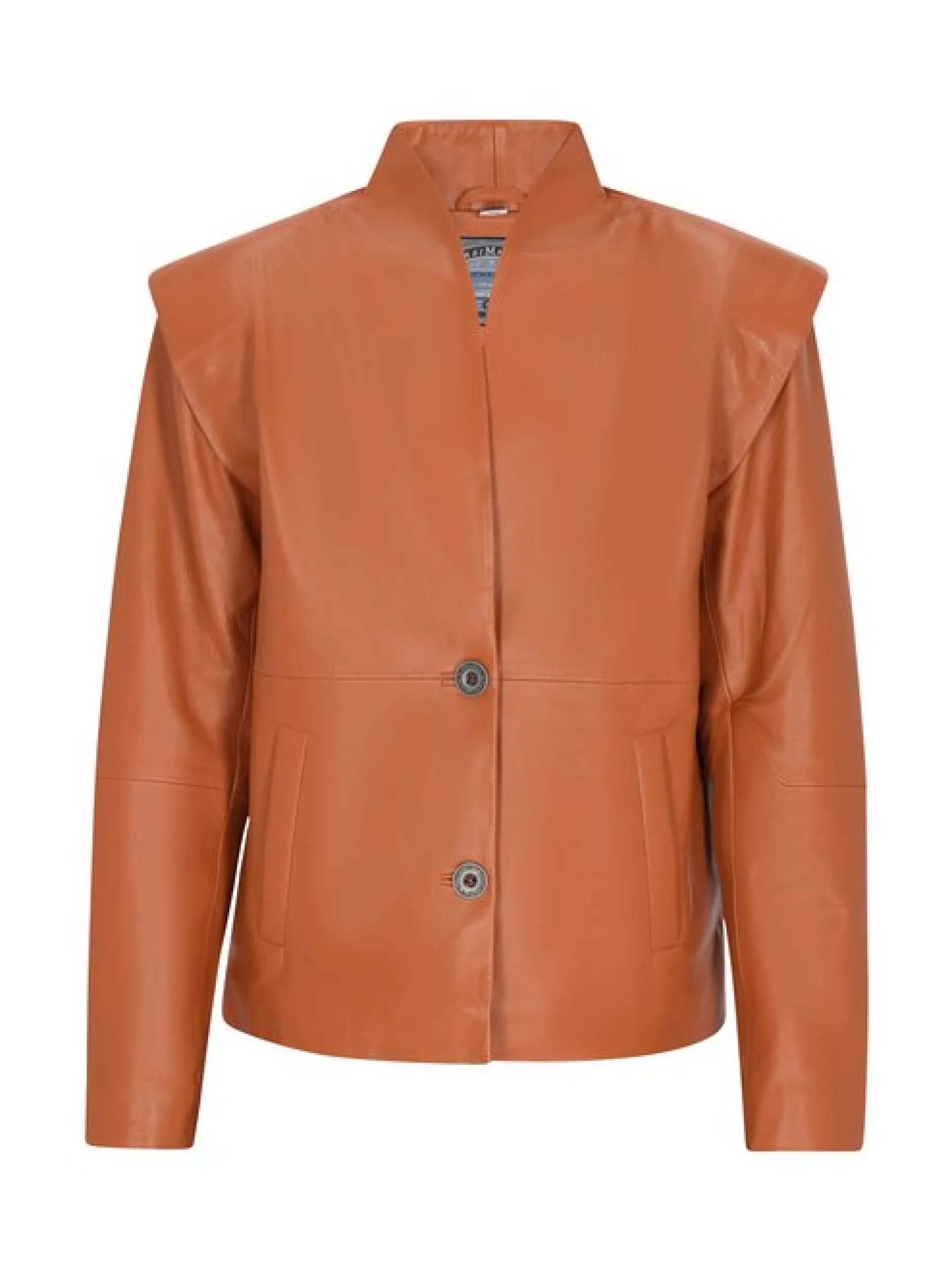 Dreimaster Damen Jacke in cognac