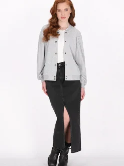 Dreimaster Damen Jacke in grau