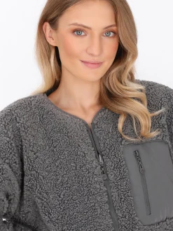 Dreimaster Damen Jacke in grau