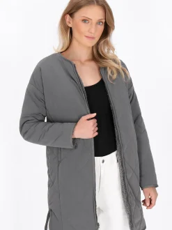 Dreimaster Damen Jacke in grau