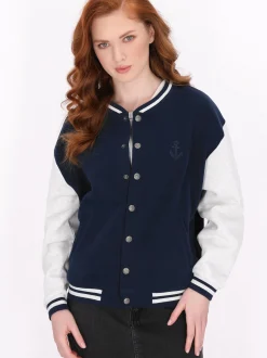Dreimaster Damen Jacke in marine