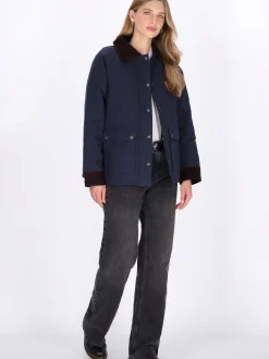 Dreimaster Damen Jacke in marine