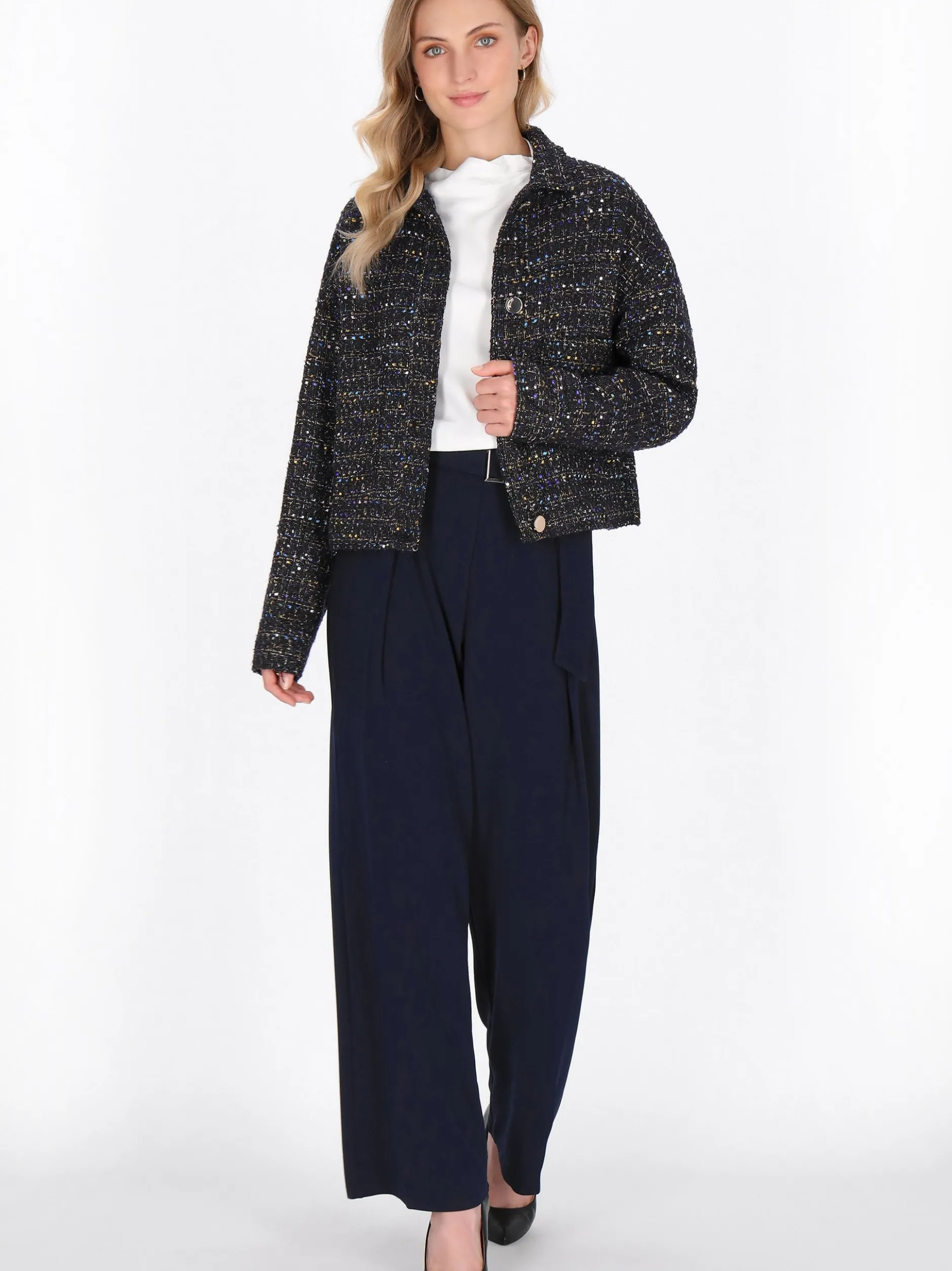 Dreimaster Damen Jacke in marine